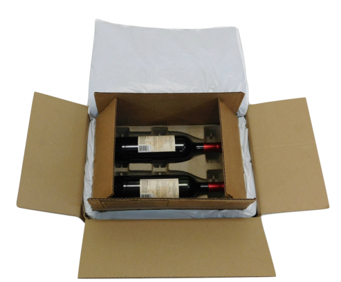 Insulated shipping wine