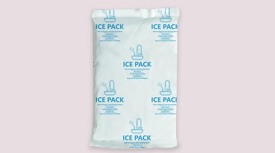 drain friendly gel packs for consumer shipments