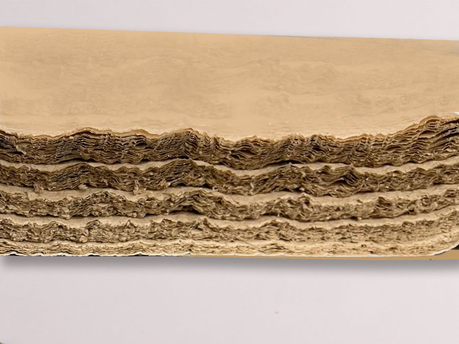 Recyclable Insulated Packaging Cross Section